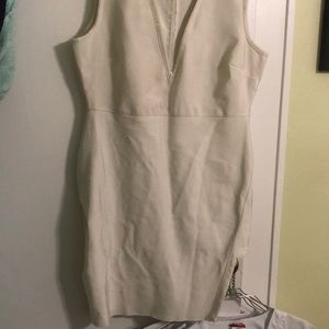 Missguided bandage choker asymmetric hem